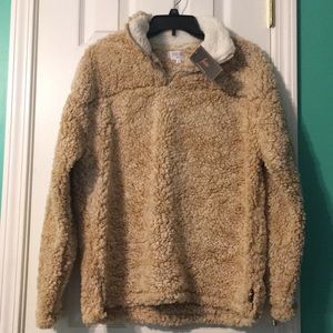 Lightweight Sherpa Quarter-zip Pullover